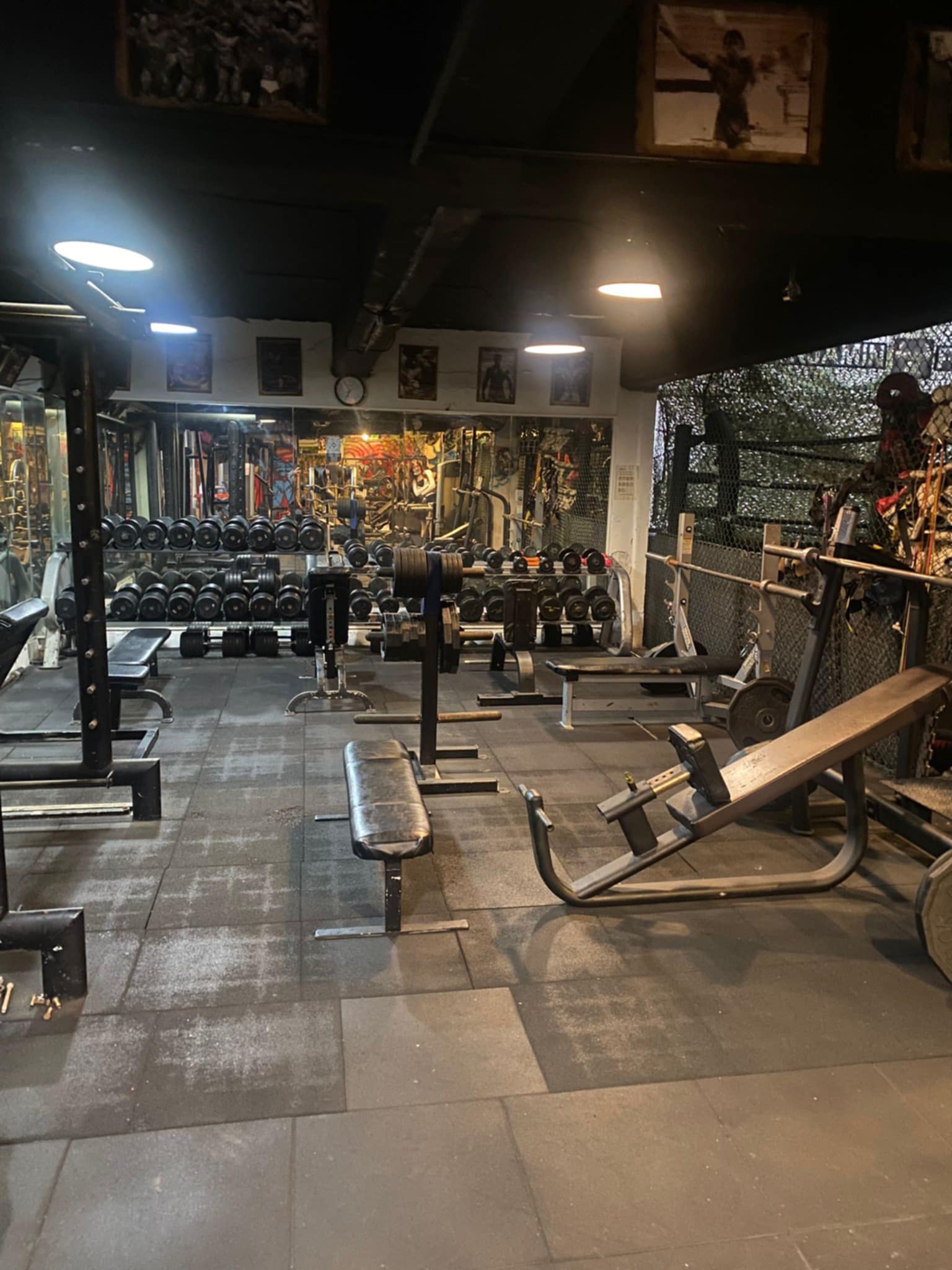 Retro Gym Interior