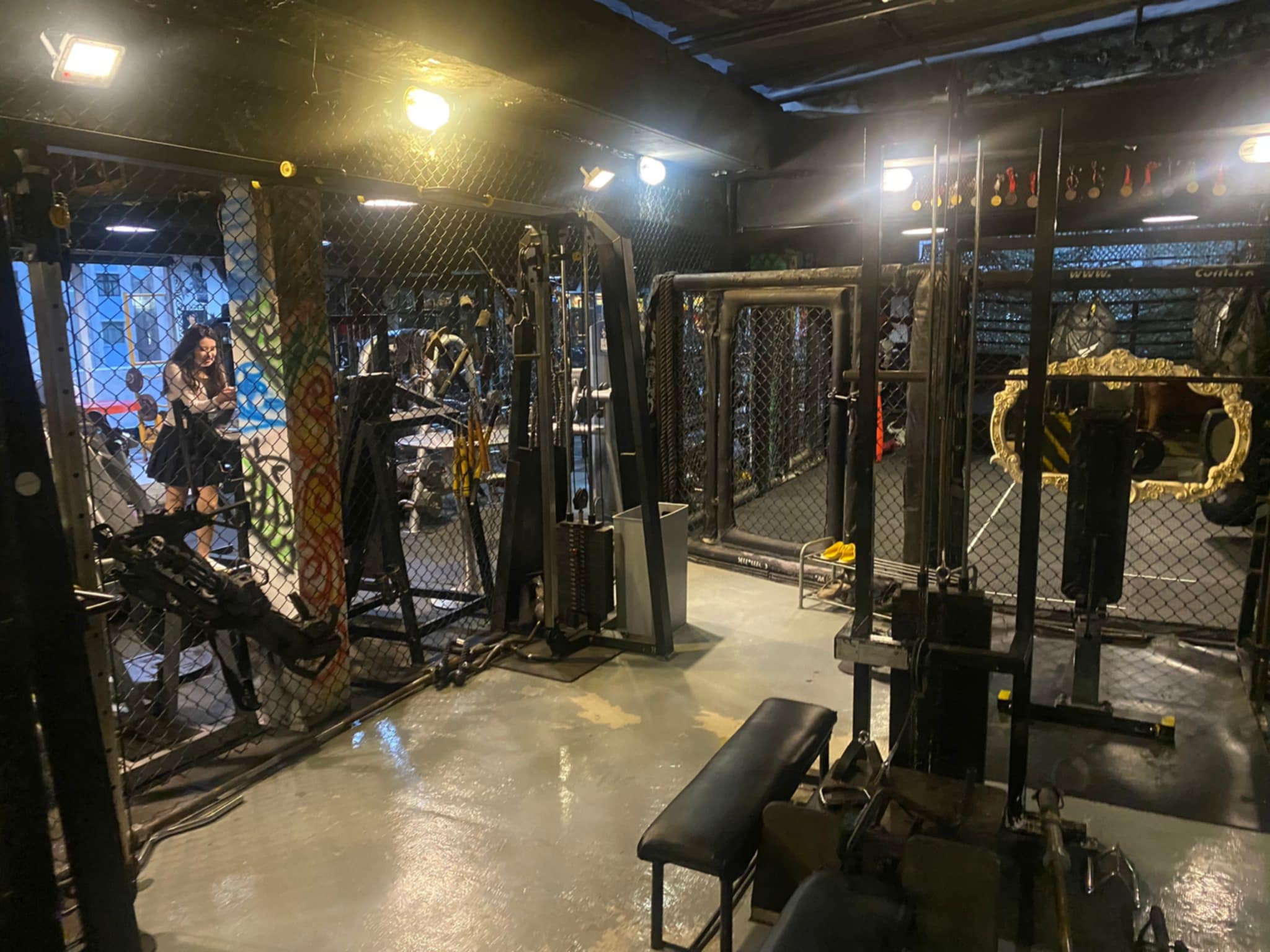 Retro Gym Equipment